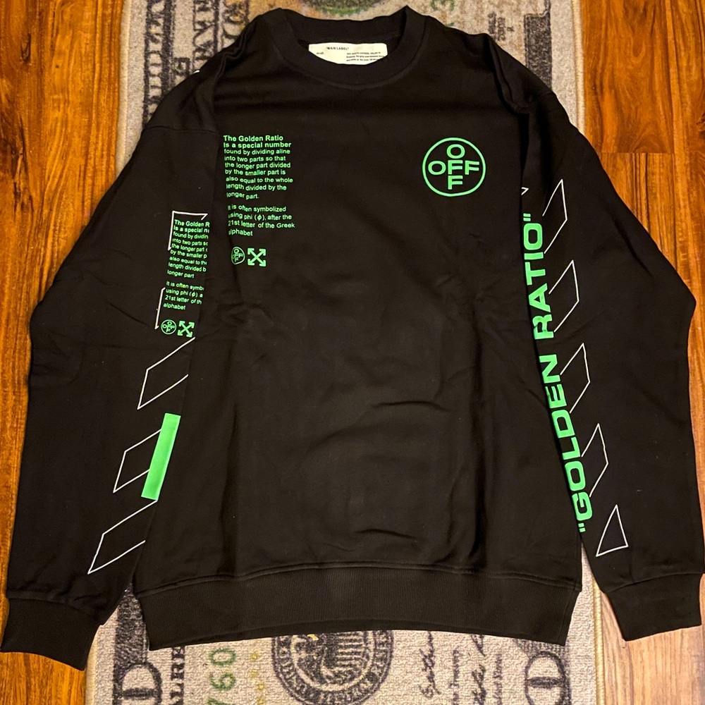 (RARE) Off—white incompuito sweatshirt